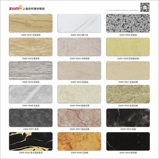 Panneau composite en aluminium de couleur brillante ACP léger pour les bâtiments et les installations intérieures 8