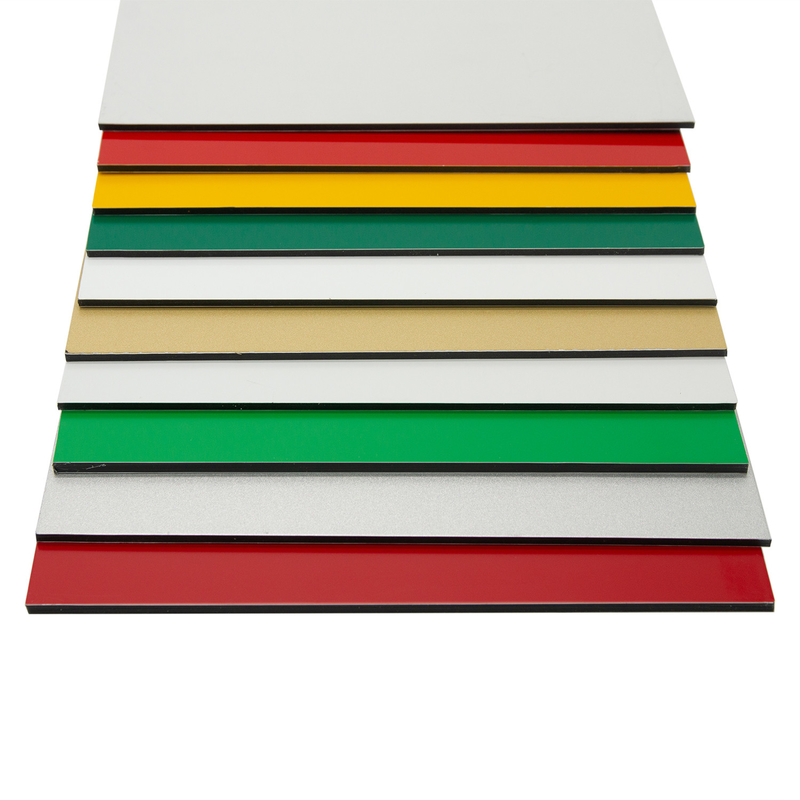 Panneau composite d'aluminium ACP Alucbond pour panneaux d'affichage revêtement rideau revêtements muraux décoration intérieure