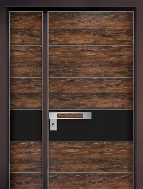 Cherry Oak Aluminum Composite Plastic lambrissent le bois de noix de 6mm pour le mur intérieur