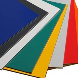 Couche PE légère Panneau composite d'aluminium pour affichage écologique, devanture de magasin, décoration intérieure