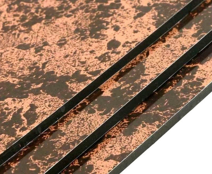 Fabricant direct Grain de marbre 5 mm ACP/ACM haute résistance, ininflammable, pour la décoration intérieure de la cabine d'ascenseur