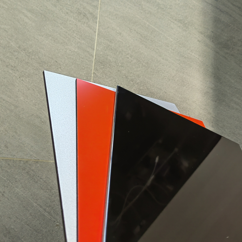 Panneau composite d'aluminium PVDF à base d'alucobond avec noyau indestructible et finition de surface brillante