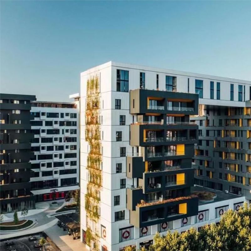 Panneau composite d'aluminium résistant au feu 3 mm, nano-couche, pour la cabine d'ascenseur de haute qualité
