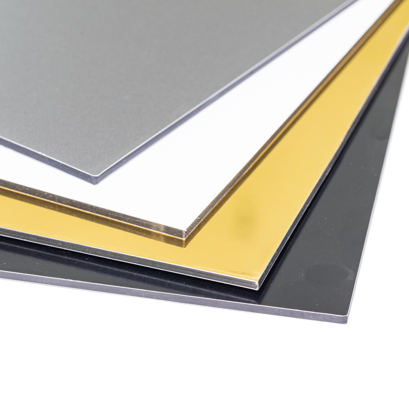Panneau composite d'aluminium recouvert de PVDF ACP pour matériaux de construction et décoration extérieure