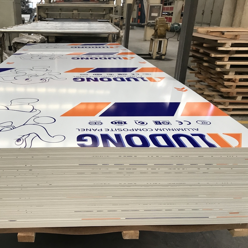 Panneau composite d'aluminium à dessin ignifugé pour les murs de rideau