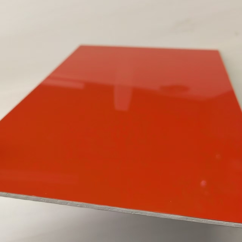 Panneau composite d'aluminium résistant au feu léger avec revêtement PVDF et revêtement nano-PVDF pour une installation et une maintenance faciles