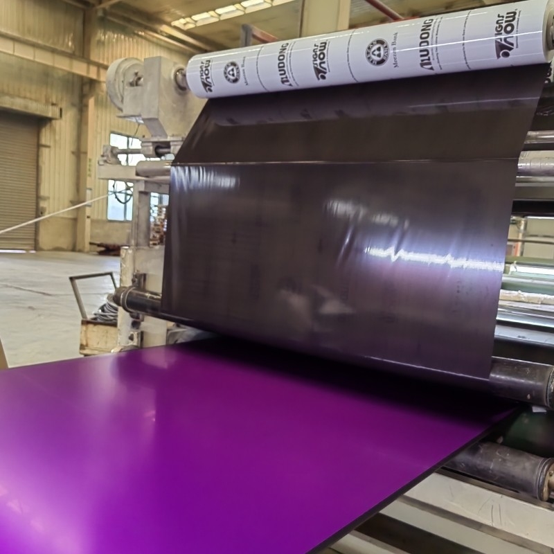 Panneau de fluorure de polyvinylidène d'aluminium brossé de 3050 mm de longueur pour des surfaces lisses et durables