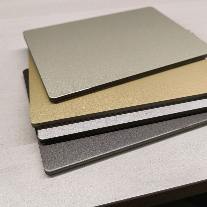 Panneau composite d'aluminium résistant au feu 3 mm, nano-couche, pour la cabine d'ascenseur de haute qualité
