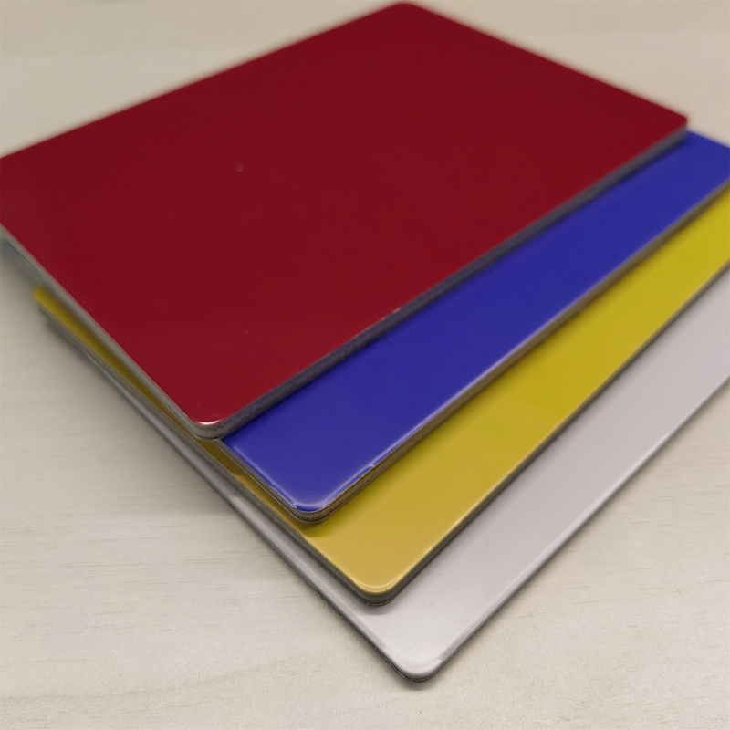 1220*2440*4*0.21mm Panneau composite en aluminium PVDF ACP / Acm Pour panneaux muraux et décorations extérieures