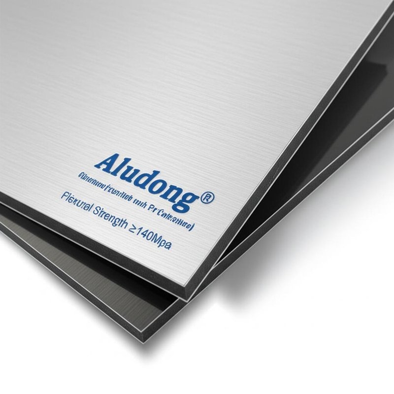 Panneau composite en aluminium PE léger avec film de protection Aludong ou résistance à la flexion personnalisée ≥ 140Mpa