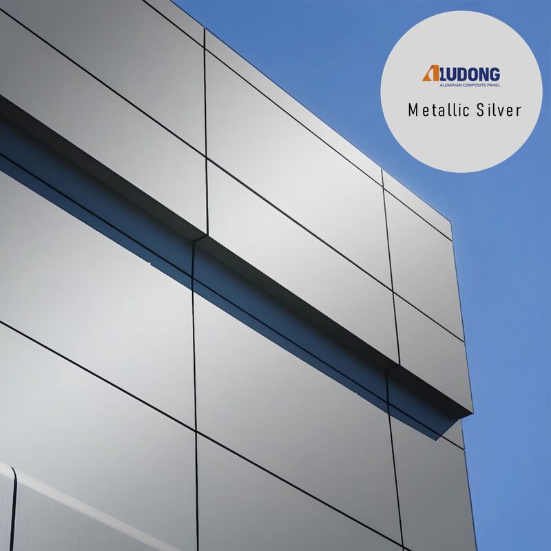Panneaux composites d'aluminium revêtus de PVDF de 4 mm résistants aux intempéries pour revêtement de murs de rideau extérieur