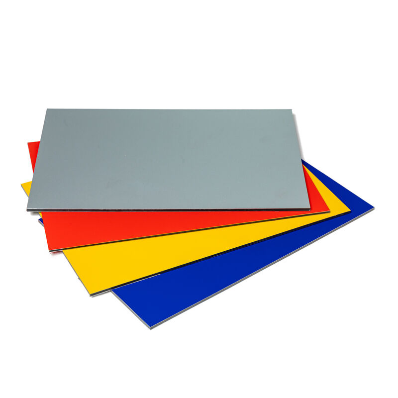 Fabrique Direct 3 mm panneau composite en aluminium revêtement PE, poids léger et étanche pour revêtement intérieur de mur vente à chaud feuille ACP
