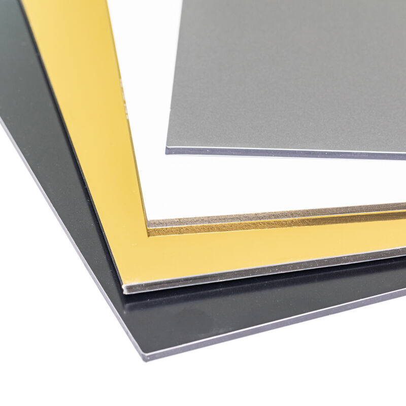 Fabricant direct Panneau composite en feuille d'aluminium ACP de 4 mm pour revêtements muraux extérieurs, prix d'usine