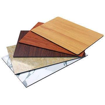 OEM usine Grain de bois ACP 4mm, revêtement PVDF, surface anti rayures pour revêtement murale extérieur intérieur Best seller