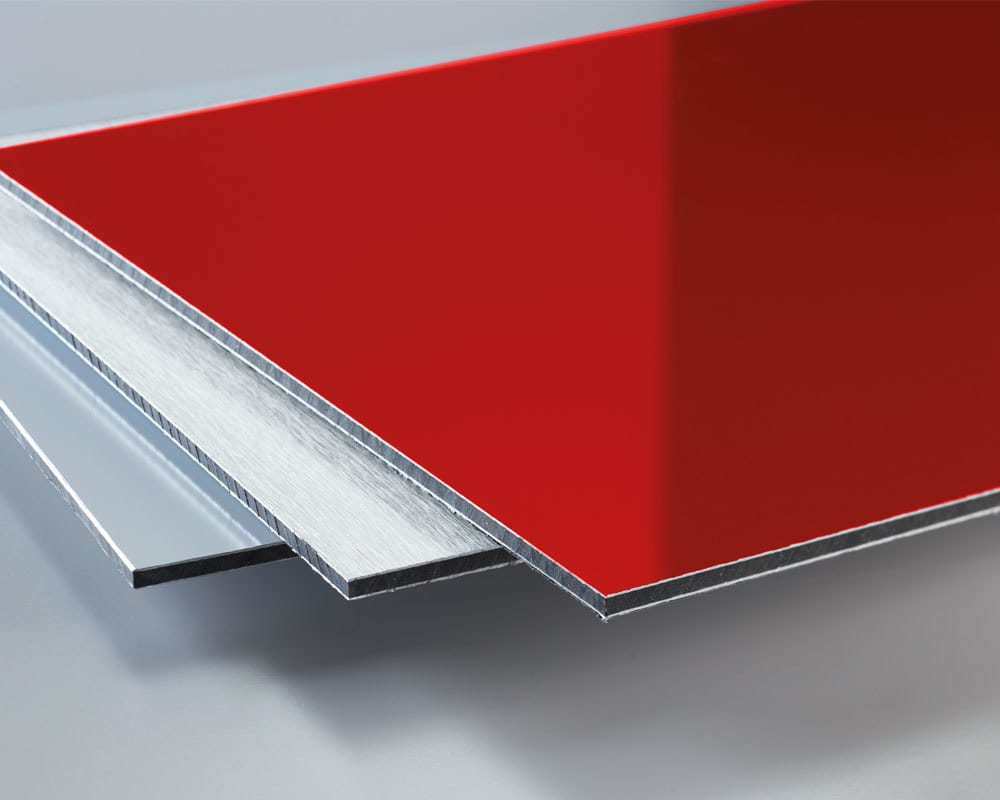 Grèce Panneau composite en aluminium PE de qualité pour affichage et décoration intérieure