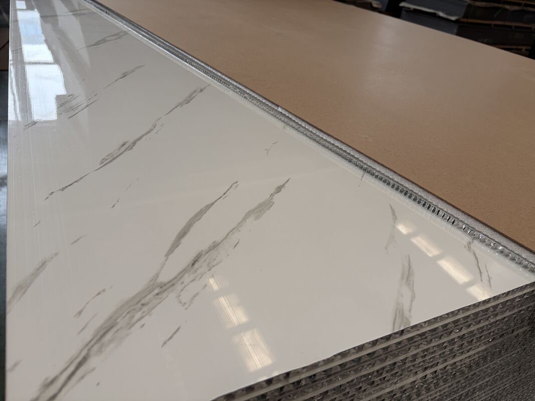Panneau nid d'abeille en aluminium pour plafonds, toitures, revêtements muraux intérieurs et extérieurs