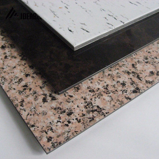 fournisseur d'or feuille de marbre grain Acp revêtement de mur extérieur, pierre naturelle durable pour la façade du bâtiment de l'hôtel Villa