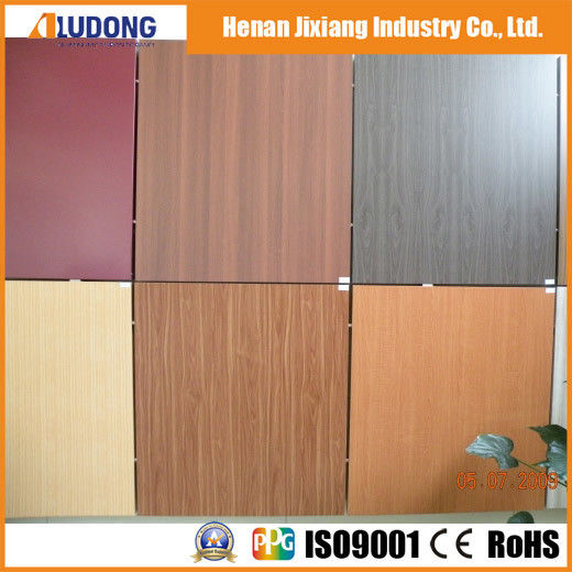 Panneau composé en aluminium intérieur de la décoration AA3003 0.15mm PVDF d'ASTM