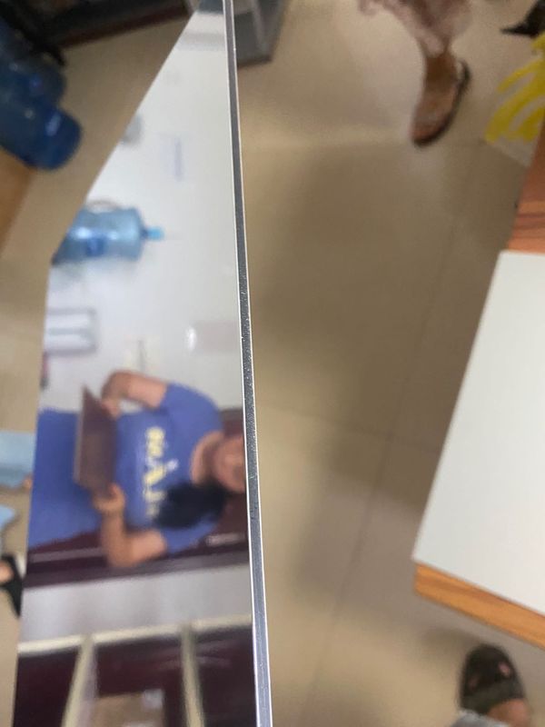 Le miroir argenté de miroir d'or a coloré le panneau composé en aluminium 3mm 4mm ACP