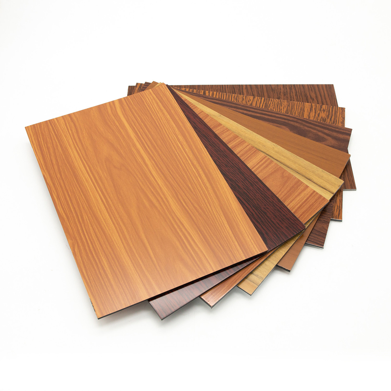 Panneau composite en bois d'aluminium pour la décoration intérieure et extérieure