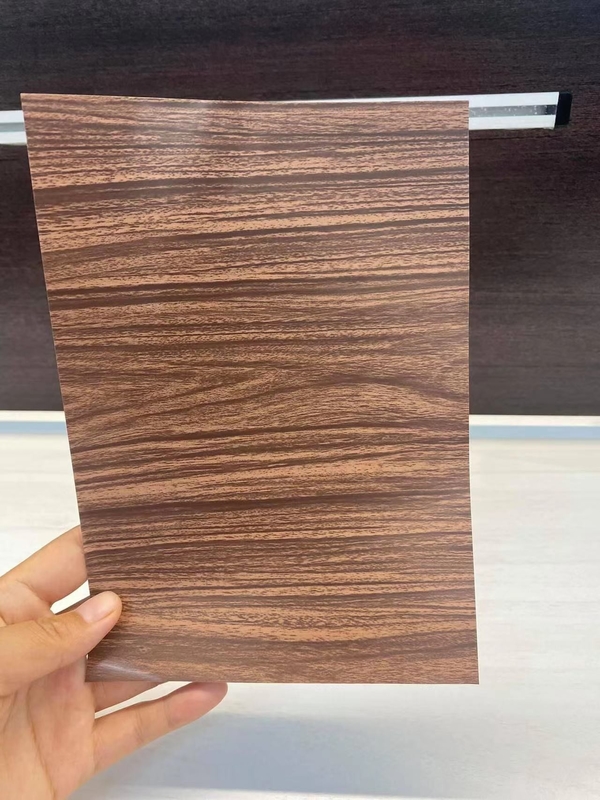 panneau composé en aluminium d'épaisseur de 0.3mm avec la couleur d'ANIMAL FAMILIER de miroir balayée par granit en bois