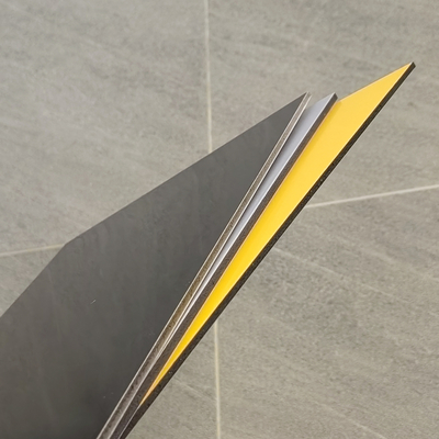 panneau composé en aluminium de 1220mm PVDF Acm pour construire le revêtement externe de mur