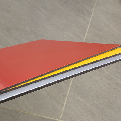Revêtement composé en aluminium de mur intérieur du panneau 4mm du sandwich PVDF