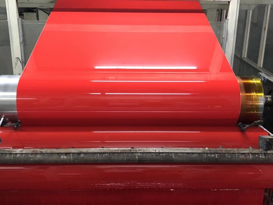 Couleur vive et niveau plus à haute brillance 2mm ACP de panneau composé en aluminium rouge de PE