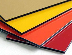 panneau composé en aluminium de 4mm ACP avec le revêtement 2440mm de PVDF pour le revêtement de mur extérieur