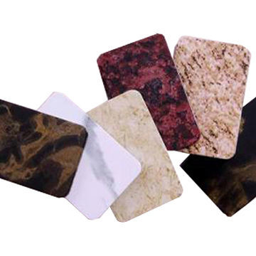 Panneau composite en aluminium couleur marbre pour la décoration intérieure