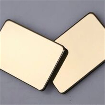 Panneau composite en aluminium revêtu de PE 3 mm - 6 mm Finition miroir 2440 mm - 5000 mm Longueur