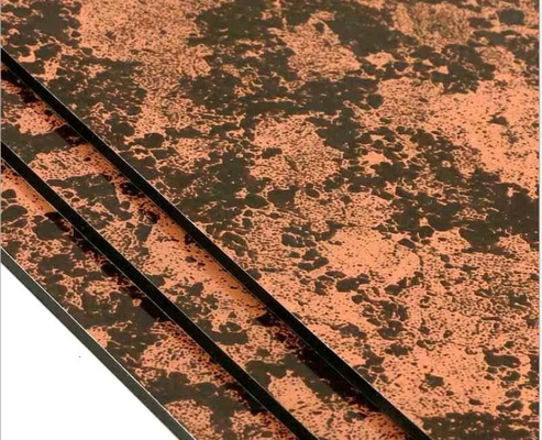 Panneau composite en aluminium imperméable au marbre avec durabilité / faible entretien