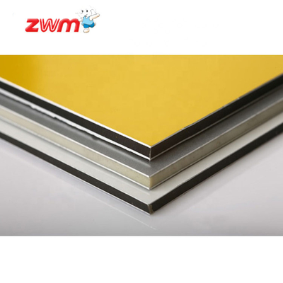 Panneau composite en aluminium PE Une large gamme de largeurs pour différentes spécifications de conception