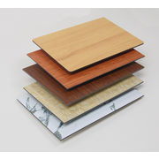 Panneaux composites en bois d'aluminium