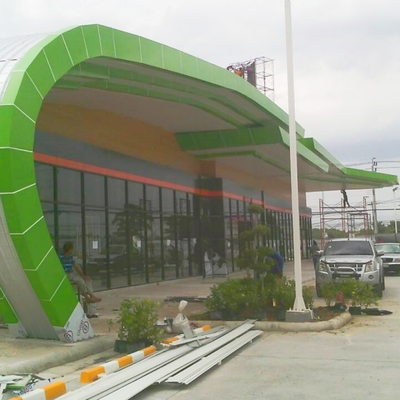 Panneau composite en aluminium PVDF de 1500*5000*4 mm Acm pour murs de rideau et revêtements extérieurs