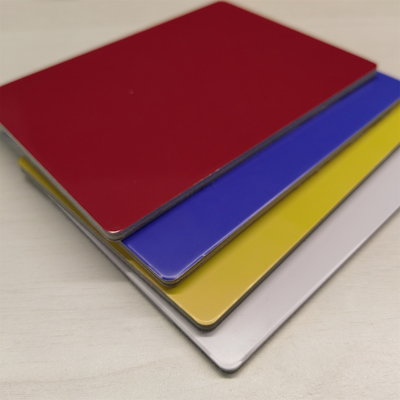 1220*2440*4*0.21mm Panneau composite en aluminium PVDF ACP / Acm Pour panneaux muraux et décorations extérieures