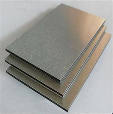 Vente à chaud ACM/ ACP Panneau composite en aluminium anodisé brossé 4 mm, revêtement PVDF, résistant aux rayures pour cabine d'ascenseur