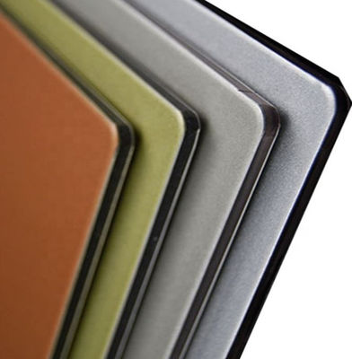 Panneau composé en aluminium flexible ininterrompu du noyau PVDF pour l'enseigne et le revêtement