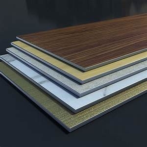 Revêtement composé en aluminium extérieur en bois de panneau de l'érable PVDF