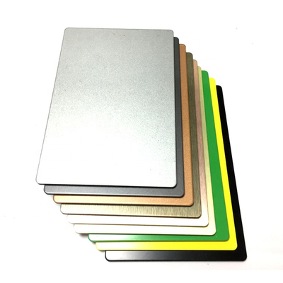 panneau composé en aluminium de l'épaisseur PVDF de 1.5mm pour le panneau d'affichage