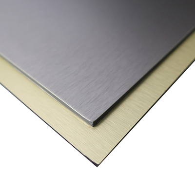 La feuille ininterrompue ACP de revêtement en métal de noyau de PVDF lambrisse la longueur de 5800mm